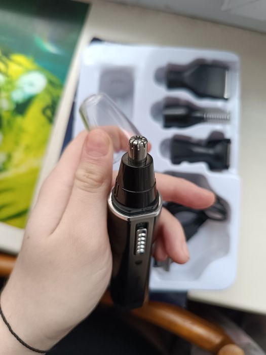 Триммер 4в1 для бороды/висков/носа/ушей