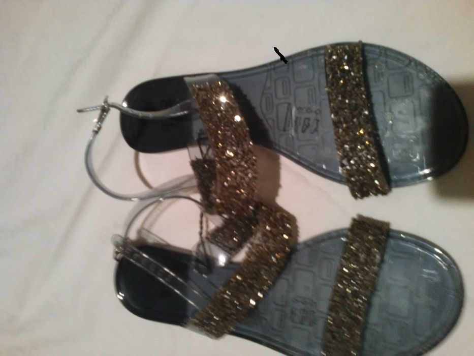 buty sandały zdobione, także do wody- roz. 5/38 NOWE