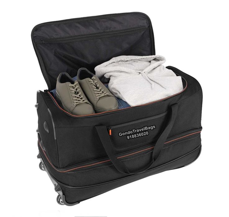 Saco de Viagem 55cm Com Trolley / Extensível + 8cm - Grande Qualidade