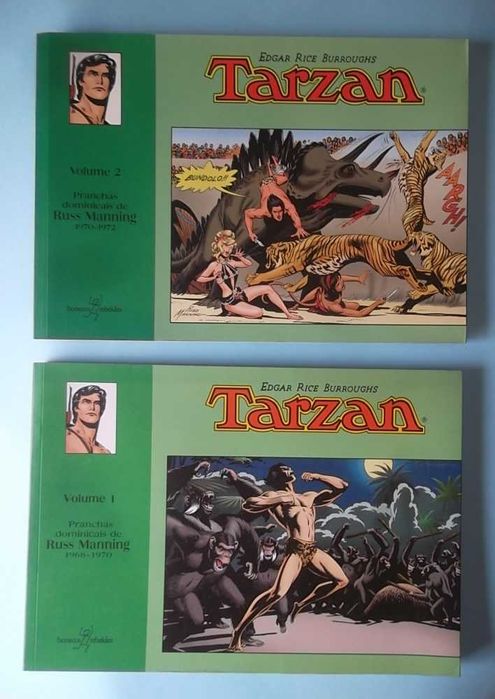 TARZAN : Pranchas Dominicais de Russ Manning - Ed. portuguesa