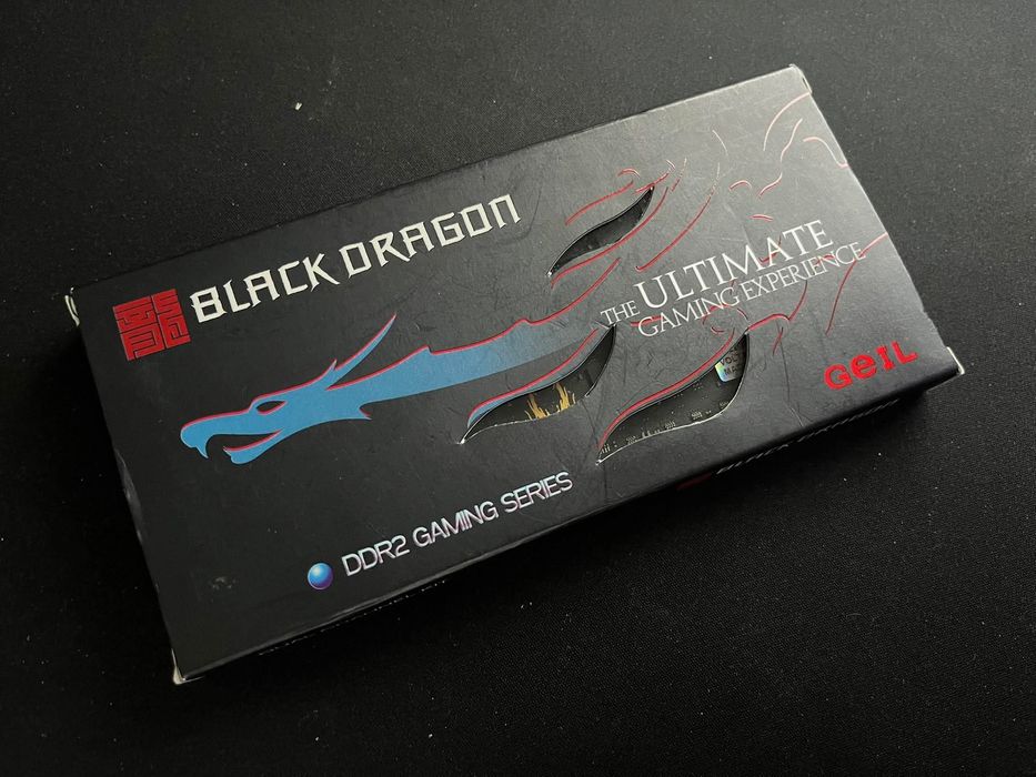 Pamięć Ram Black Dragon DDR2 2x1 GB Gamingowa Retro