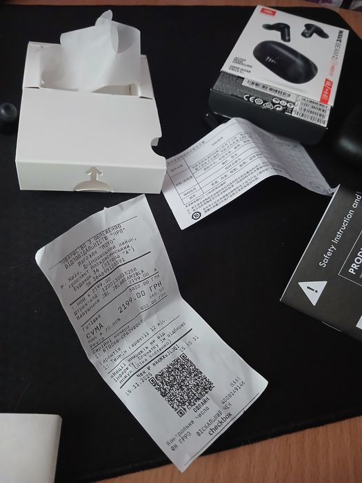 Навушники-вкладиші бездротові TWS JBL Wave Beam 2 Black (JBLWBEAM2BLK)