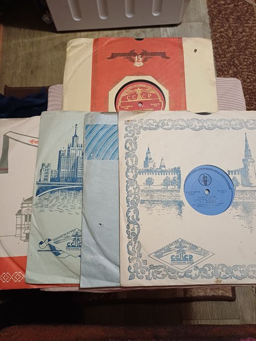 Платівки для патефона, грамофона " українські пісні" 50-60 роки.