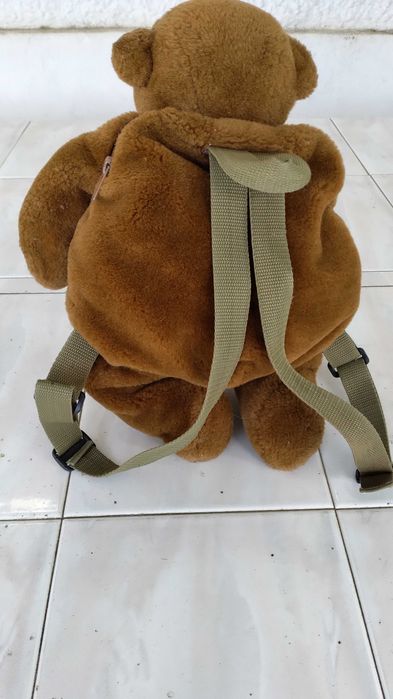 Mochila pequena criança urso