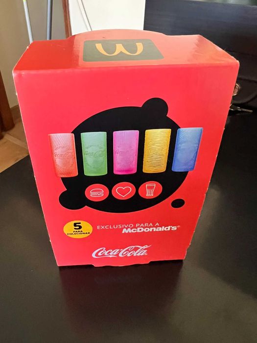 Copo McDonalds laranja (Coca-Cola) Edição 2024