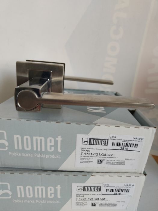 Komplet klamki Diana  dzielona 3 sztuki