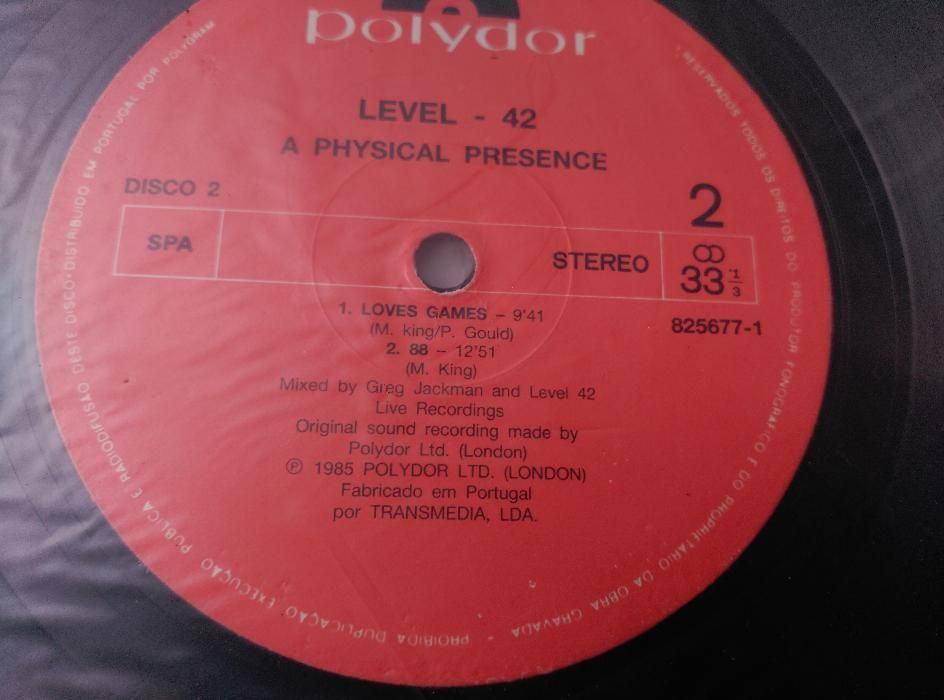 LP Vinil - Level 42, A Physical Presence