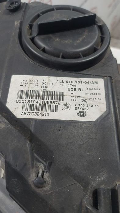 Otica Farol Frente Frontal Direita BMW Série 5 F10 720324211 Original