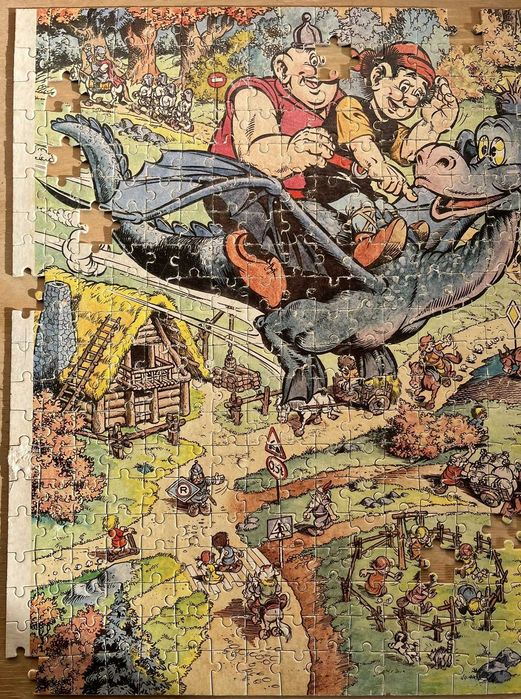 MIRMIŁOWO - PUZZLE - 600 elementów - J.Christa - PRL
