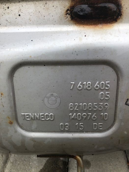 Вихлоп на BMW f10