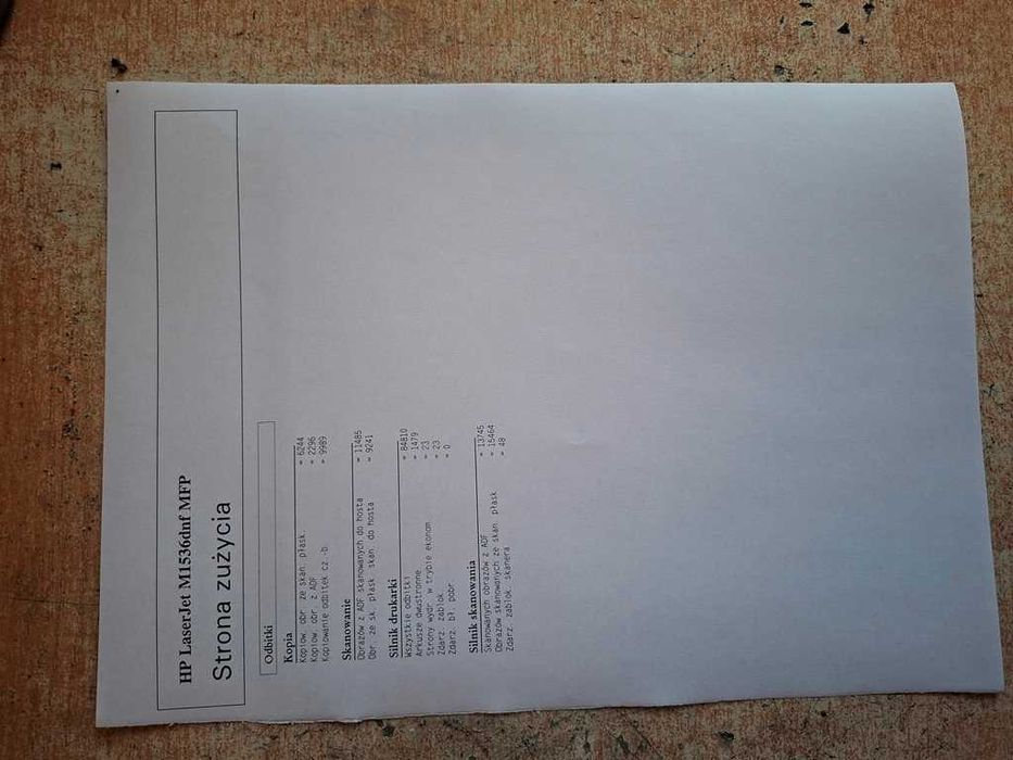 Drukarka Hp Laserjet 1536dnf