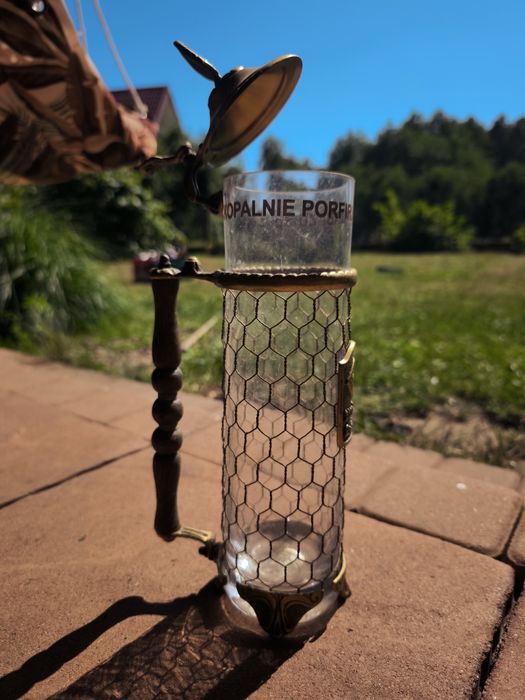 Kufel szklany unikat