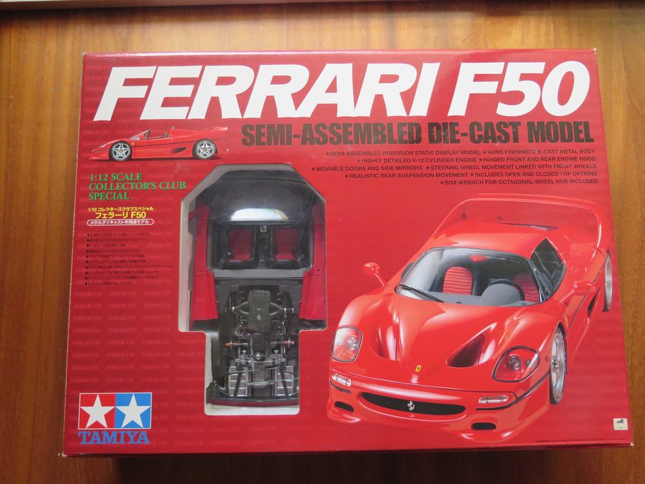 Ferrari F 50 1: 12 , peça para colecionador, da TAMIYA