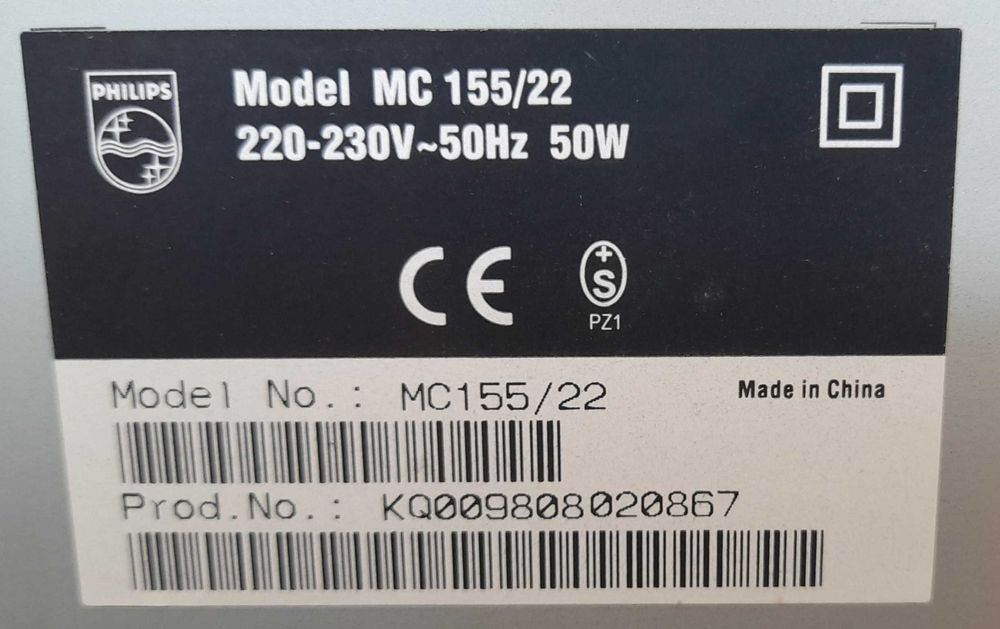 Sistema Som Micro Clássico Philips MC 155