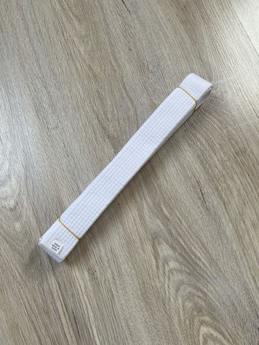 Biały pas karate, taekwondo, bij, judo, kickboxing - 260 cm