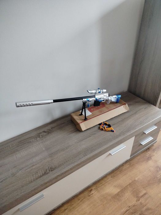 NOWY karabin snajperka snajperski karabinek pistolet strzałki fortnite