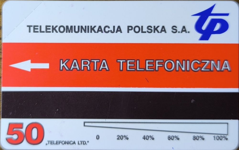 Karta telefoniczna - My łączymy ludzi - NR 52