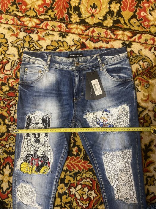 Джинсы AMN бойфренды