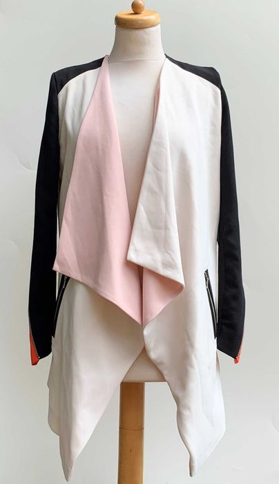 Marynarka Blezer River Island Kremowa M 38 Waterfall