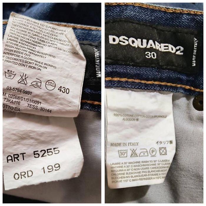Джинсові шорти DSQUARED