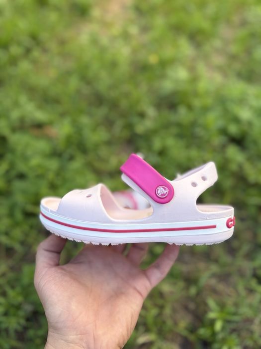 Crocs Kids Sandal дитячі рожеві сандалі для дівчинки босоножки девочки
