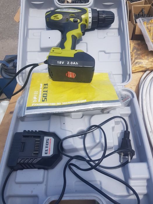 Шуруповерт елтос, eltos да 18н