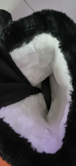 Czarne śniegowce buty zimowe kozaki 40 41