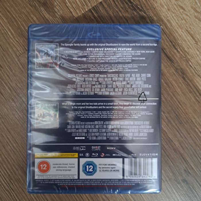 Ghostbusters (Pogromcy duchów) 2 filmy blu-ray.Czytaj Opis