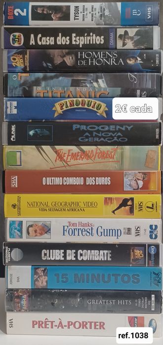 123 Cassetes de vídeo VHS (1)