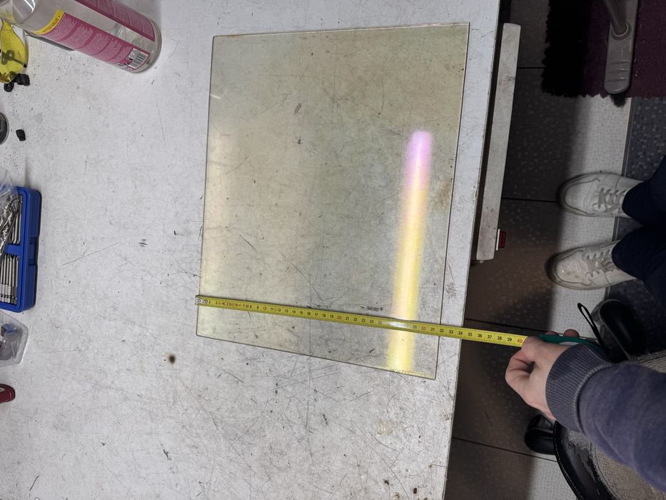 Szyba termiczna szkło 32x39 do kominka