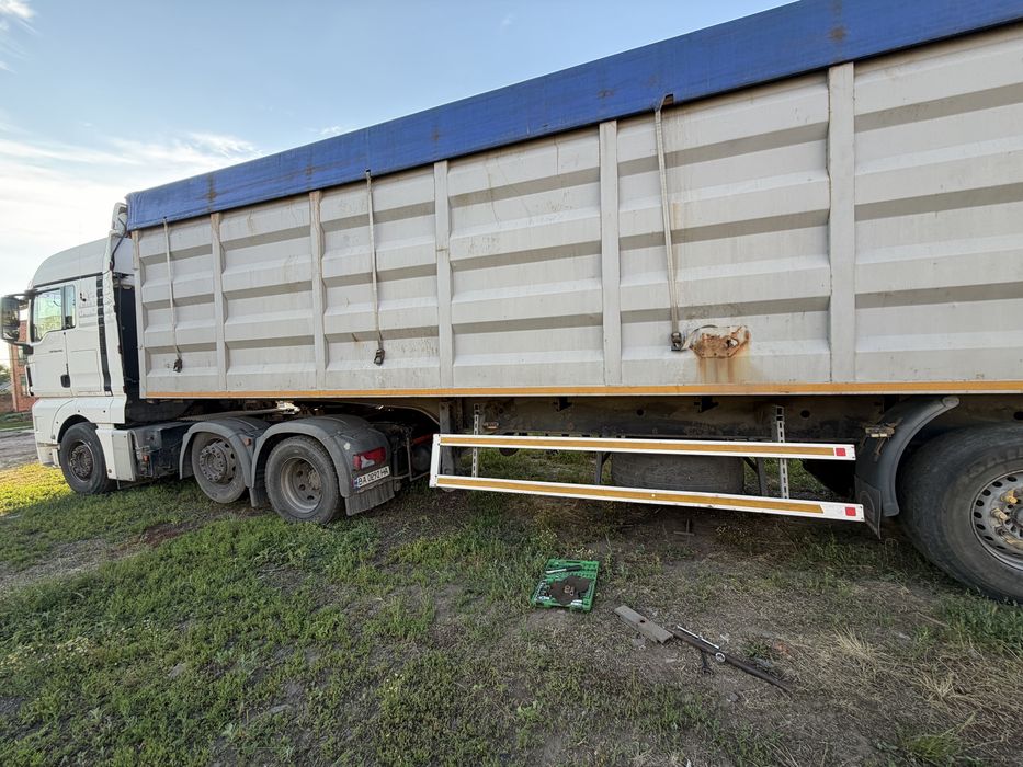 Ман tgx з причепом