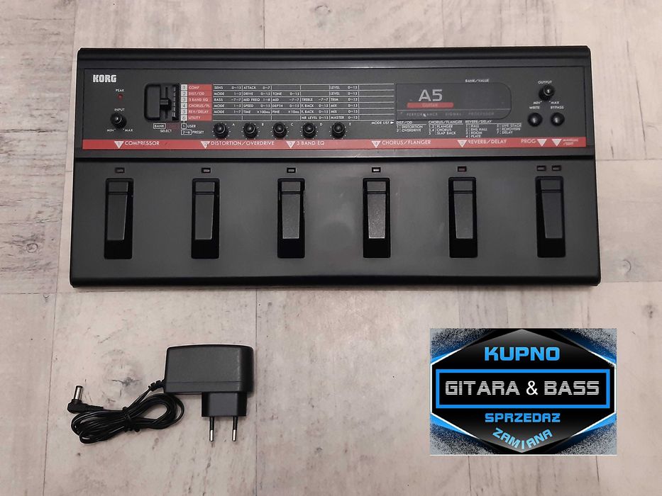 Multiefekt Gitarowy Korg A5 -Japan -procesor- wysyłka Gratis - zamiana