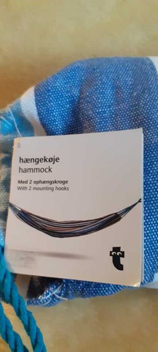 Cama  de rede nova: 2m x 80cm