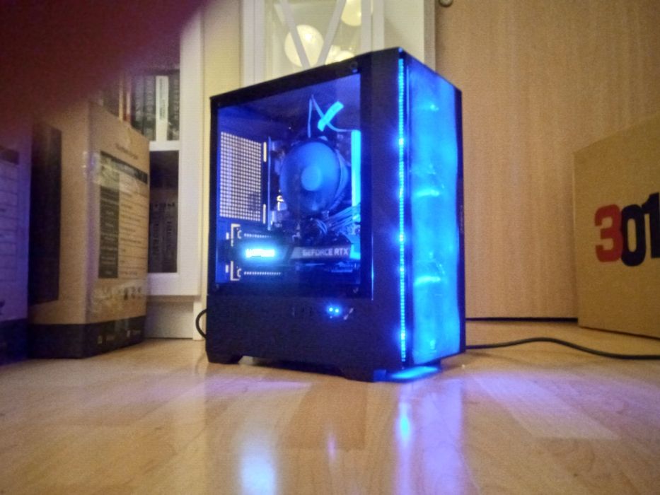 NOWY RYZEN 7 5700 RTX 3060Ti Ti 16gb ddr4 sshd komputer do gier grafi