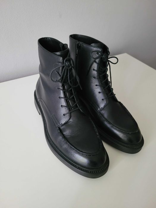 Vagabond botki Alex czarne skóra naturalna skórzane 38 goth boho retro