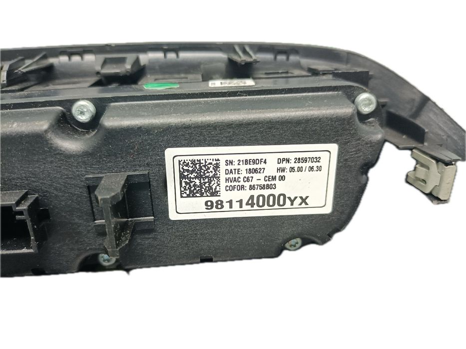Comando chauffage / sofagem OPEL Crossland X (75)