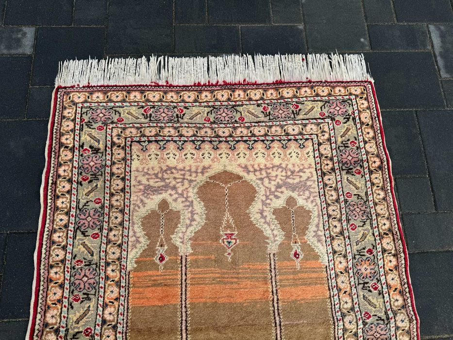 Turecki Kayseri Dywan Ręcznie Tkany Wełniany 157x92