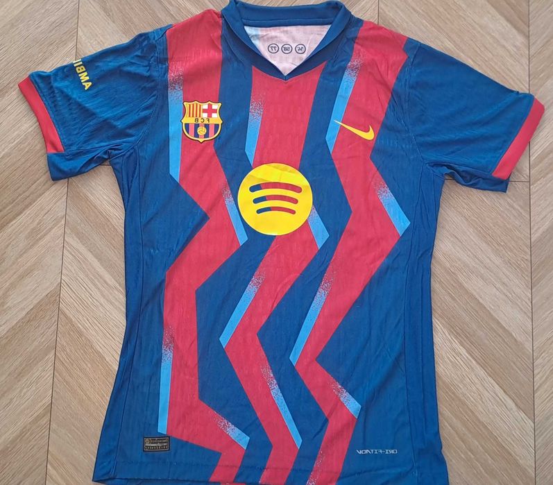 Koszulka FC Barcelona (wersja gracza), nowa Nike #21 F. de Jong, 4th