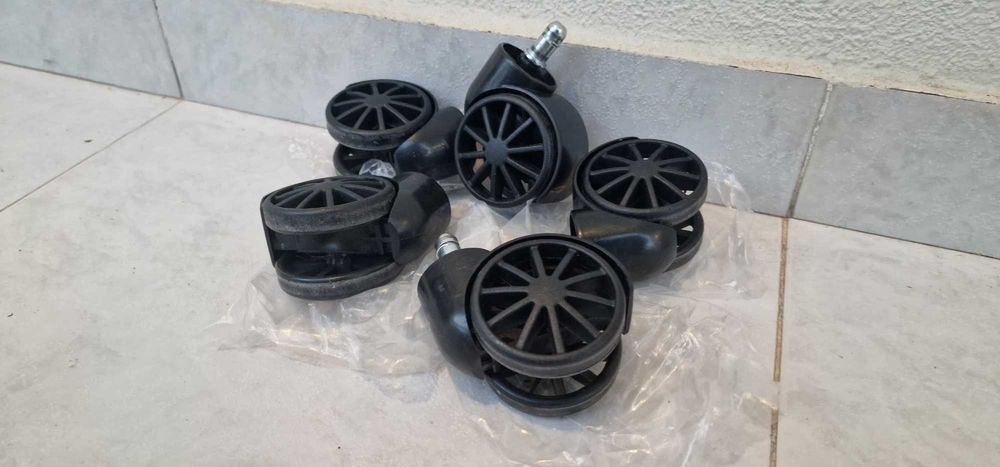 Pack 5 Rodízios Cadeira Gaming/Escritório 11mm