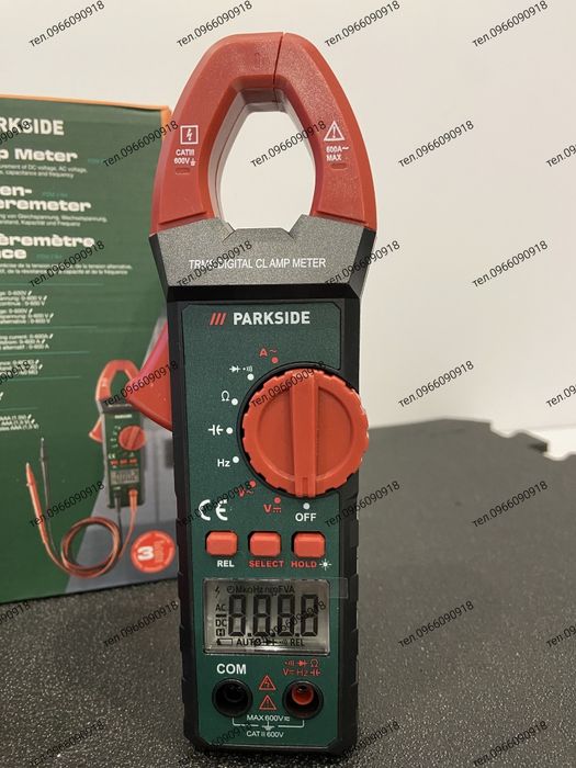 Мультиметр цифровий з кліщами Parkside PZM 2 B4 Німеччина