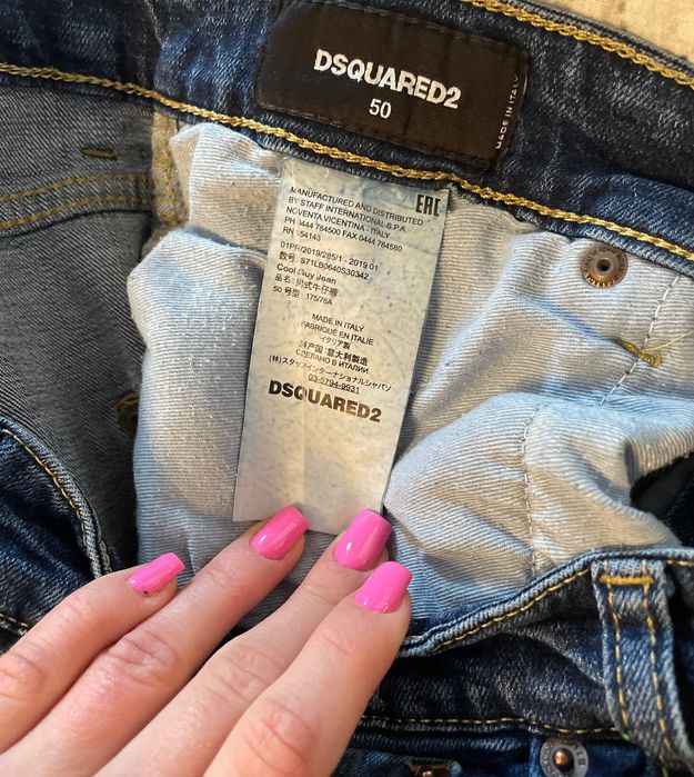 Spodnie dsquared2 jeansowe premium oryginalne