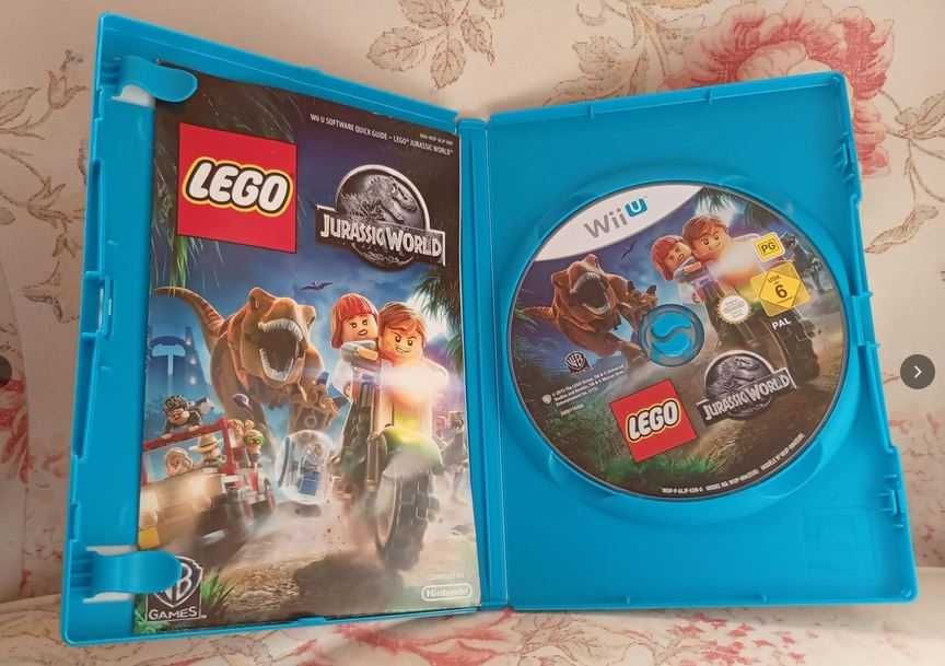 Jogo WII U LEGO- Jurassic world-NOVO -  Ideal p presente aniv ou Natal