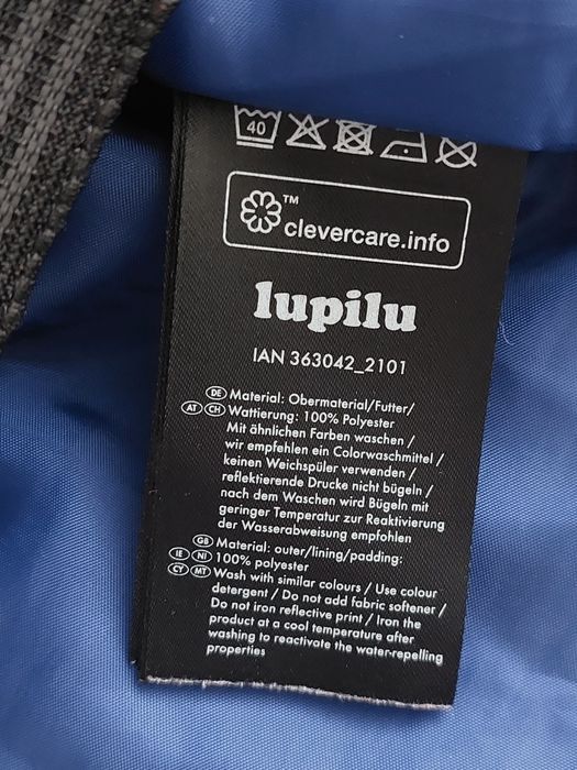Chłopięca kurtka narciarska Lupilu rozm. 110/116