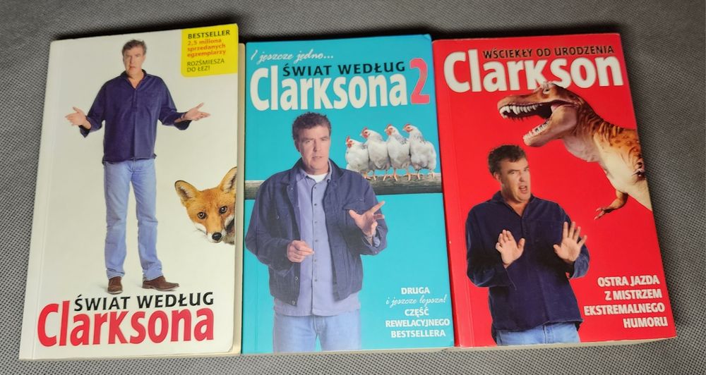 Zestaw 3 ksiazek Jeremy Clarkson