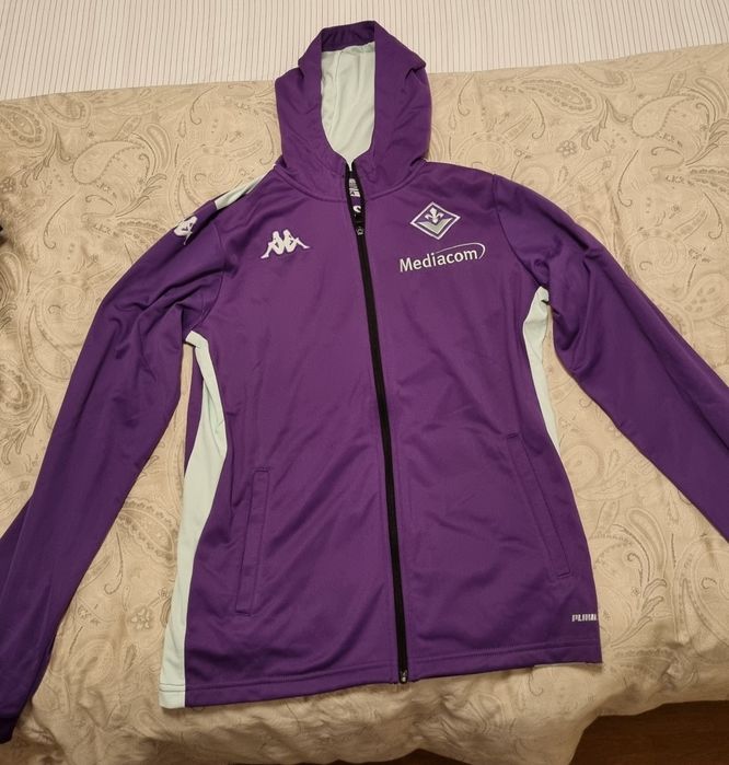Fiorentina casaco oficial treino futebol 2025 desportivo