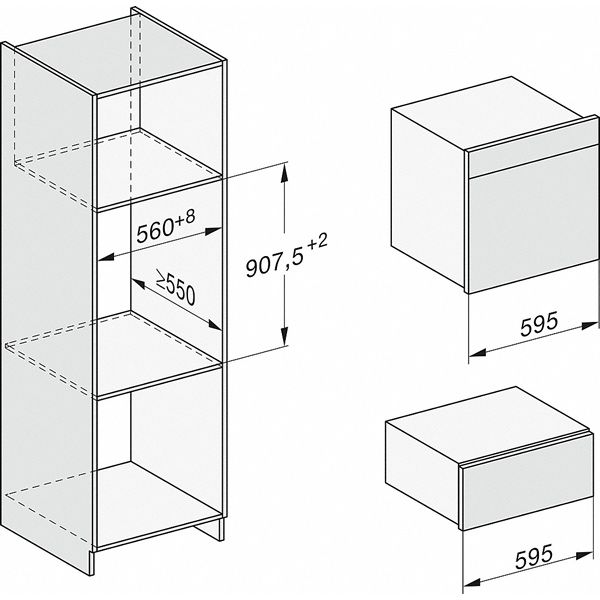 Szuflada Miele ESW 7030 Biała