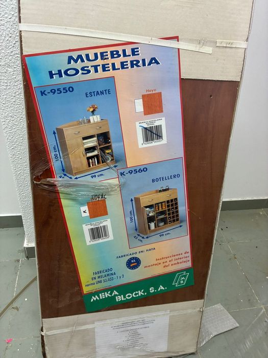 Móvel de apoio Restaurante / cozinha com garrafeira