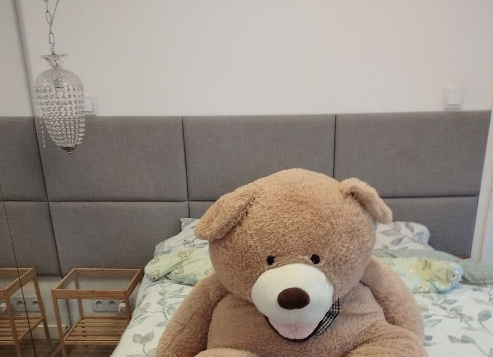Panele tapicerowane 6 sztuk szary melanż