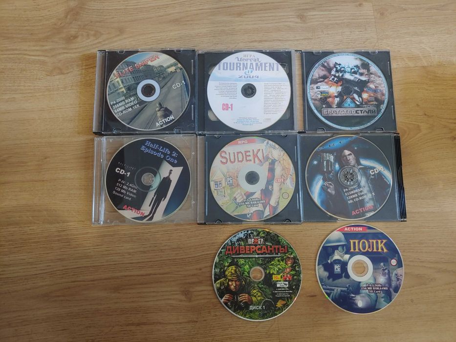 Ігри для ПК, Диски, DVD диски
