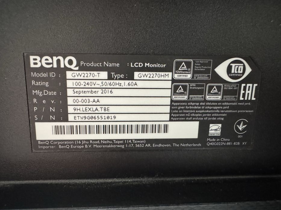 Monitor Benqu GW2270HM
